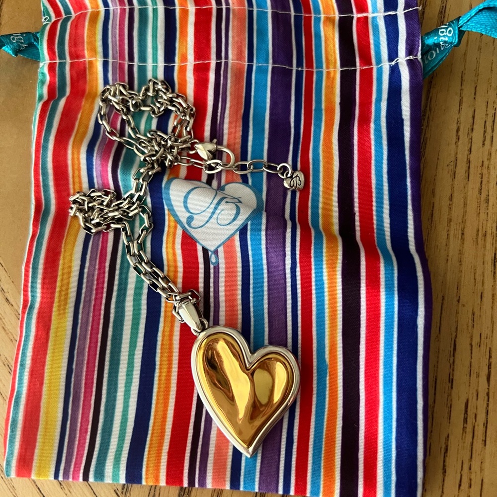 Brighton Cascade Heart reversible necklace